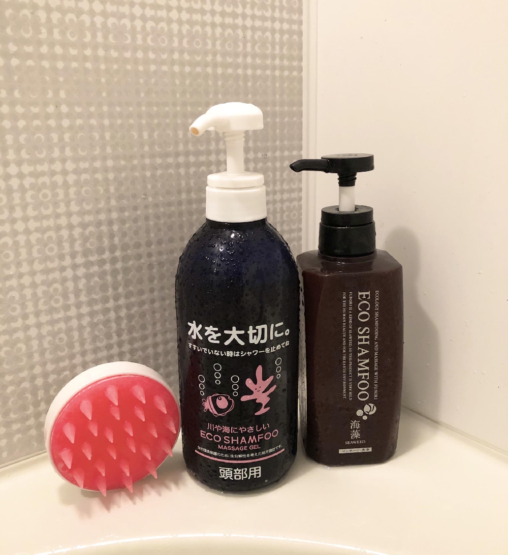 海藻フノリで洗う、ほぐす、新しいヘアケア　エコシャンフー