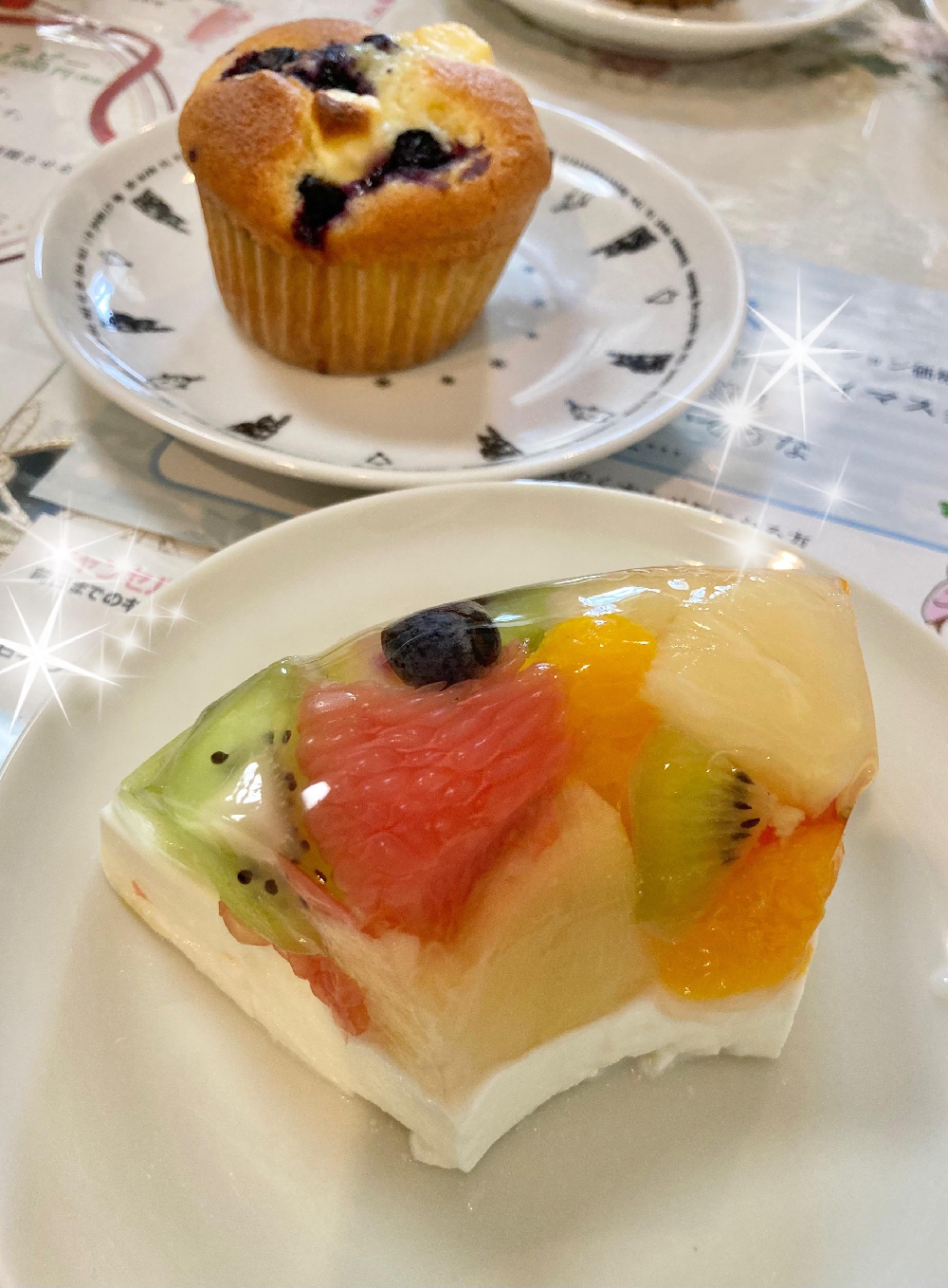 フルーツゼリームースの差し入れ