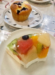 フルーツゼリームースの差し入れ